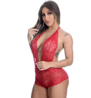 Body Sexy em Renda Frente Única Regulável com Lacinho Jô Lingerie