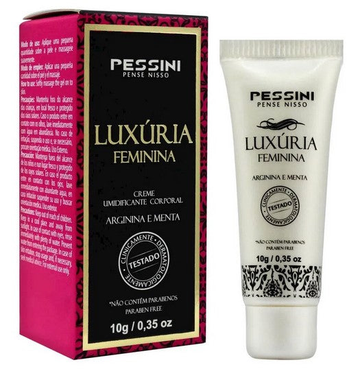 Excitante Luxúria Feminina 10g Pessini