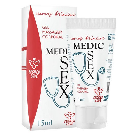 Medic Sex Gel para Massagem Corporal 15 ml Secret Love