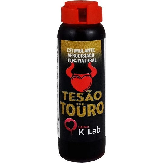 Tesão de Touro Estimulante Afrodisíaco Natural 10ml K-Lab