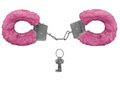Algema de Metal Pelúcia Revestida Fur Love Cuffs Sexy Import