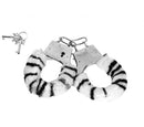 Algema de Metal Pelúcia Revestida Fur Love Cuffs Sexy Import