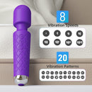 Vibrador Massageador Recarregavel USB 20 vibrações diferentes