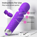 Vibrador Massageador Recarregavel USB 20 vibrações diferentes