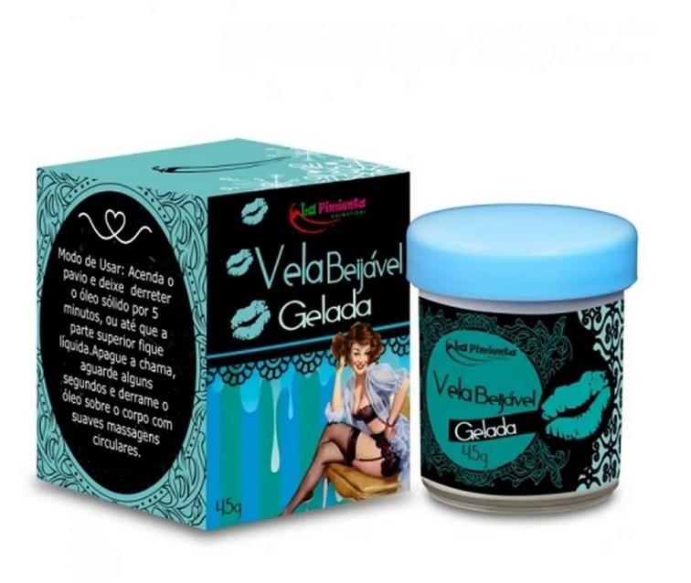 Vela Beijável Gelada para Massagem 45g La Pimienta