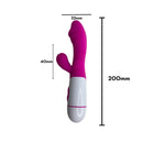 Vibrador Rabbit Coelho 30 Modos de Vibração Silencioso Silicon